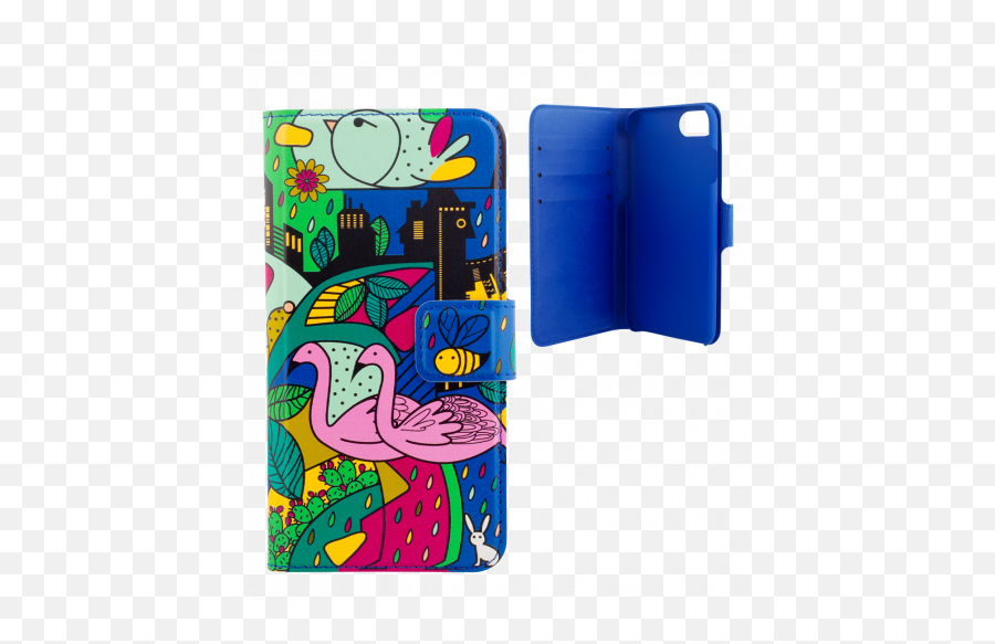 Flap Coverwallet Case For Iphone 6 6s 7 - Iwallet 2 Mobile Phone Case Emoji,Emoji Doodle Phone Case