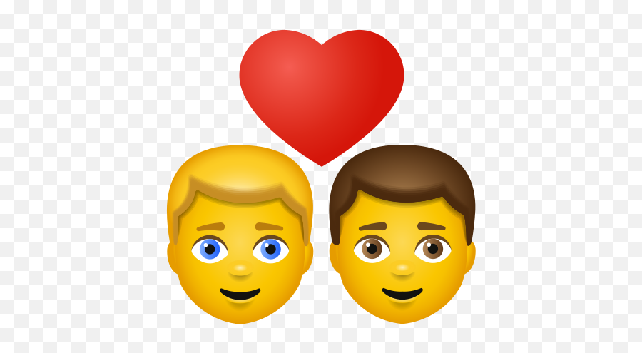 Couple With Heart Man Man Icon In Emoji Style - Pacific Islands Club Guam,Gheart Emoticon