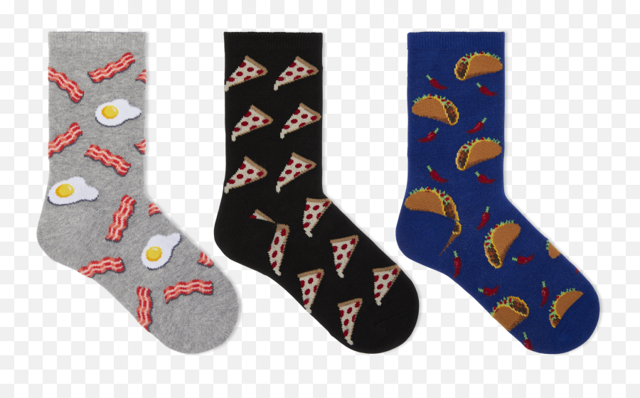 Hot Sox Kids Assorted Food Socks - Girly Emoji,Girls Emoji Knee Socks