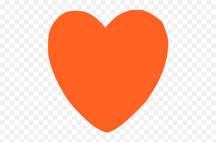 Favorite Icons - Transparent Background Orange Heart Clipart Emoji,Purple Heart Emoji Favicon