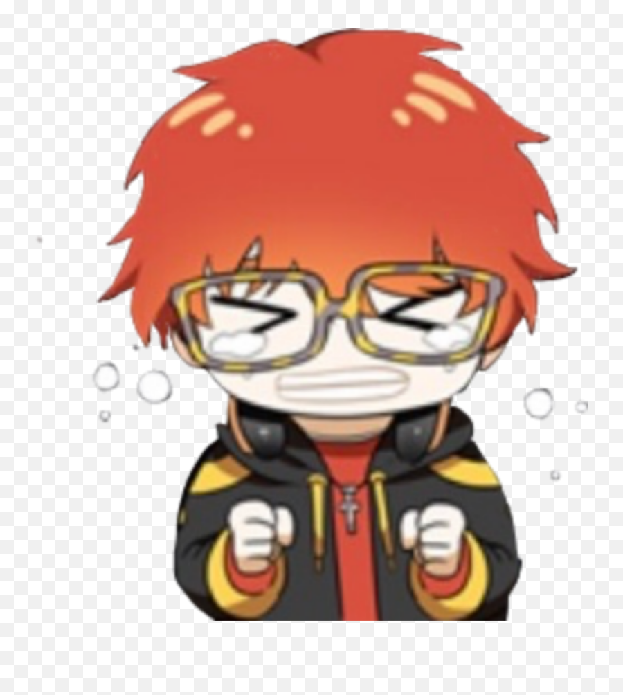 Mysticmessenger 707 Sticker - Seven Mystic Messenger Stickers Emoji,707 Mystic Messenger Emoticons Transparent