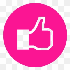 Deep Pink Facebook Like 4 Icon - Icon Like Png Pink Emoji,Rosa Emoticon Fb