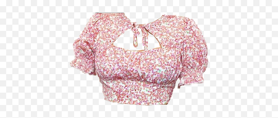 Croptop Crops Crop Top Tops Flowers - Bow Emoji,Crop Tops Emoji