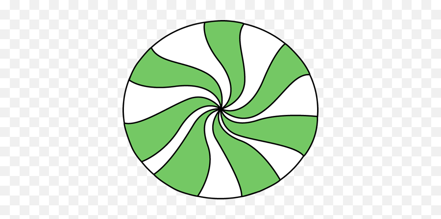 Circle - Green Peppermint Candy Clipart Emoji,Peppermint Emoji