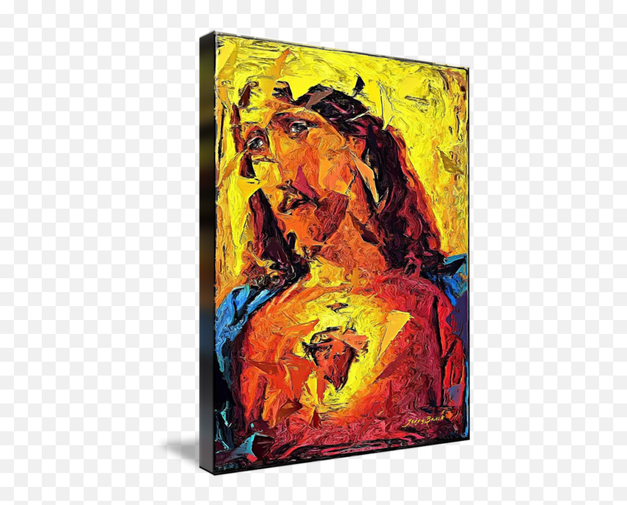 Cubist Jesus - Fine Arts Emoji,Cubism Emotion