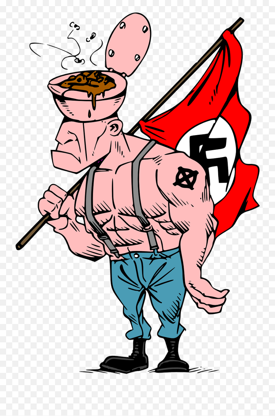 The Lgbt Or Fascists In - Racist Clipart Emoji,Groan Emoji