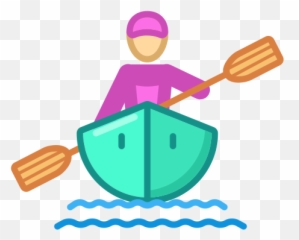 Kayaking Sport Games Fun Activity Emoji Icons,Emoji Fun.?
