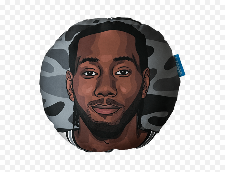 Kawhi Leonard Pillow Head - Illustration Full Size Png Emoji,Kawai Leonard No Emotion