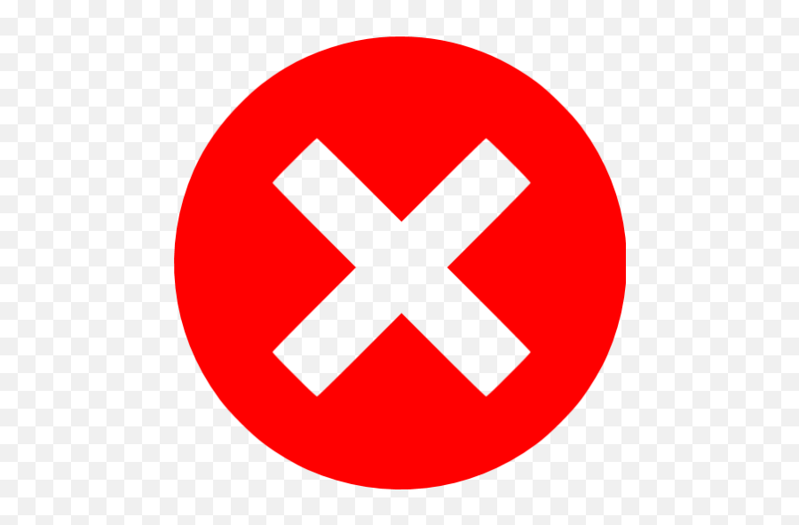 Red X Png Icon Emoji,Redtick Emoji