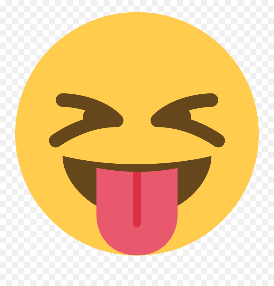 Squinting Face With Tongue Emoji Clipart Free Download - Stuck Out Tongue Closed Eyes Emoji Discord,Emoji Clipart