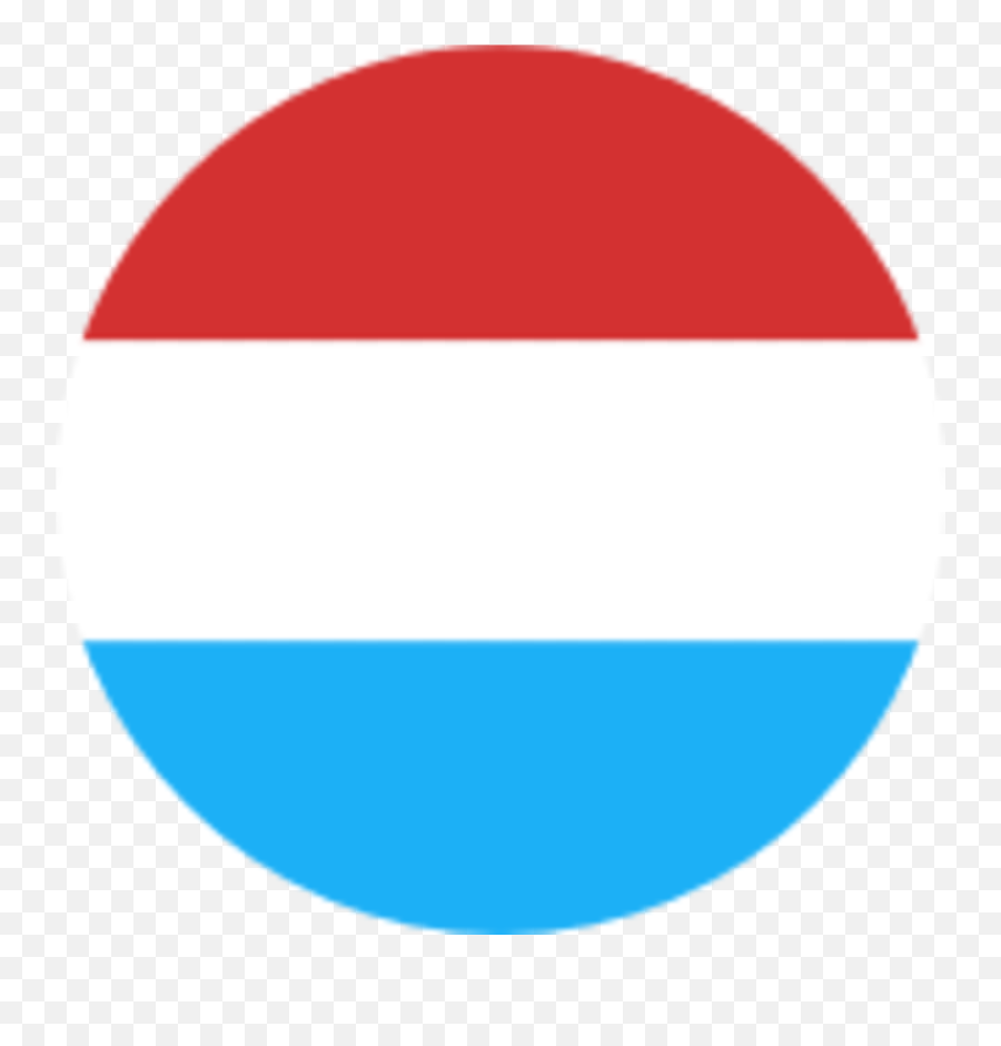 Luxembourg Flag Circle Clipart - Luxembourg Flag In Circle Emoji,Estonia Flag Emoji