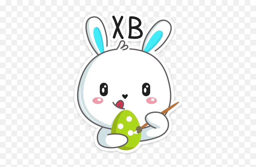 Telegram Sticker 44 From Collection Rabbit Emoji,Brown And Cony Emoji Stickers