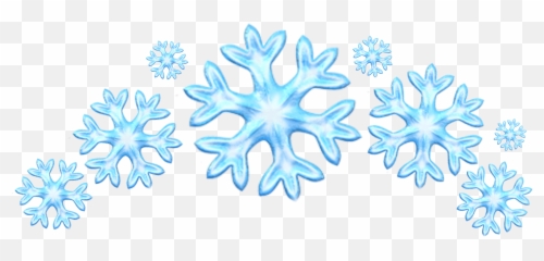 Snowflake Crown Snowflakecrown Winter Sticker By Picsart Emoji,Snowflake Emoji