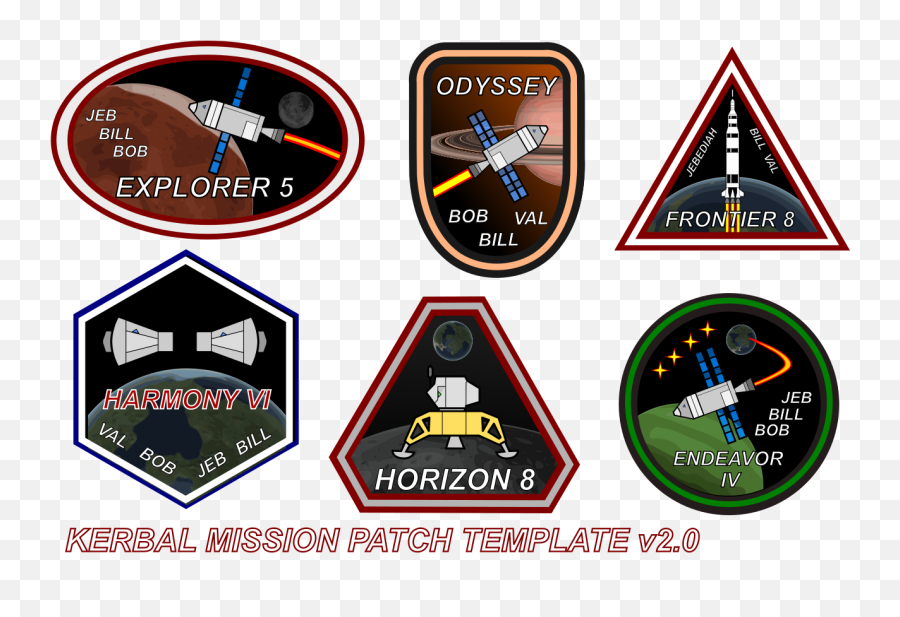 Kerbal Mission Patch Template V23 July 22 2016 - Tools Emoji,El Saladro Flag Emoji Copy And Paste