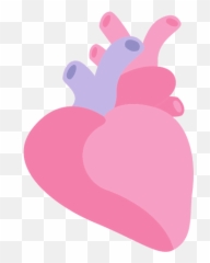 Anatomical Heart Free Png Image Png Arts Emoji,Anatomical Heart Emoji