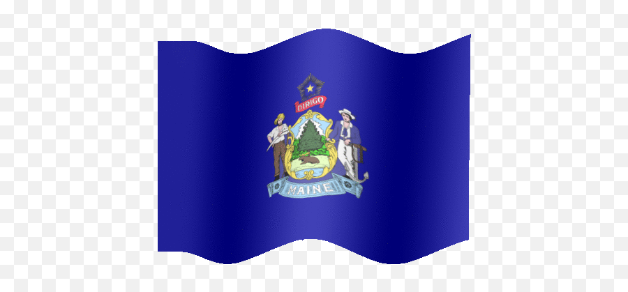 Hampshire State Flag - Animated Maine State Flag Emoji,Isis Flag Emoji