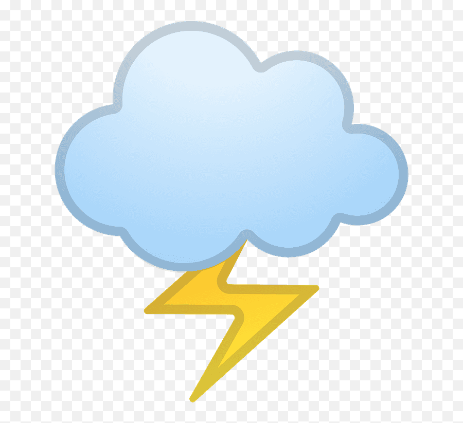 Cloud With Lightning Emoji Meaning - Youtube Icon,Lightning Emoji