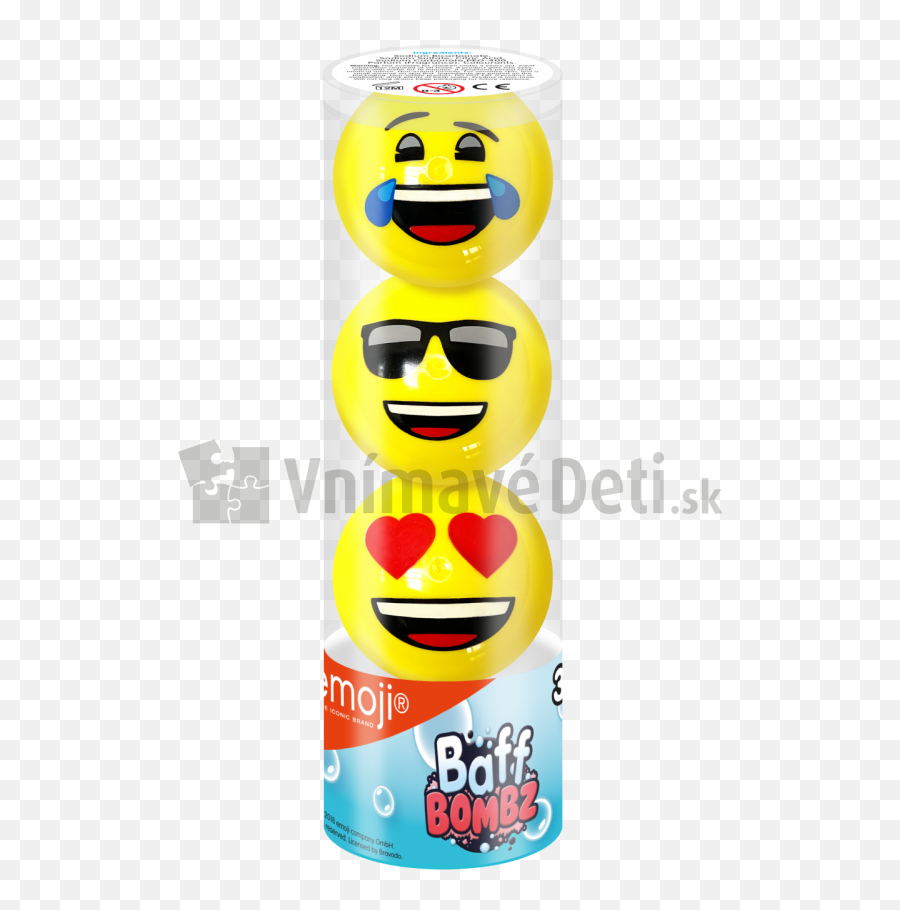 3 Emoji Šumiace Bomby - Happy,<3 Emoji