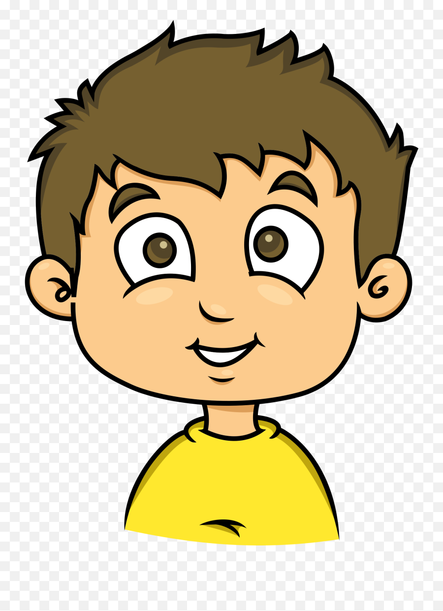 Happy Face Clipart - Clipartbarn Boy Face Cartoon Png Emoji,Excited Emoticon