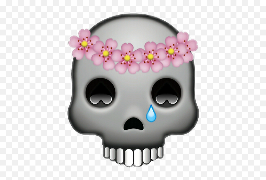 Skull Clario Pendant Necklace Png Image - Skull Emoji Sticker,Snapchat Emoji