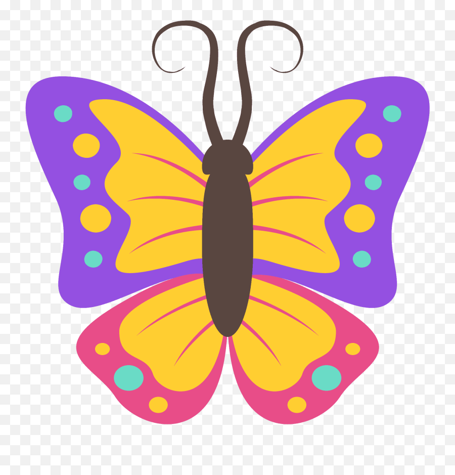 Butterfly Emoji Clipart Free Download Transparent Png - Two Butterfly Emoji,Moth Emoji