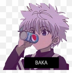 Baka Anime Foryou Sticker - Killua Vibe Emoji,Baka Emoji
