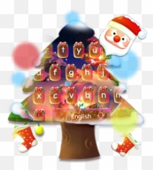 Santa Claus And Elk Christmas Exclusive Keyboard - Santa Claus Emoji,Christmas Emojis Hug