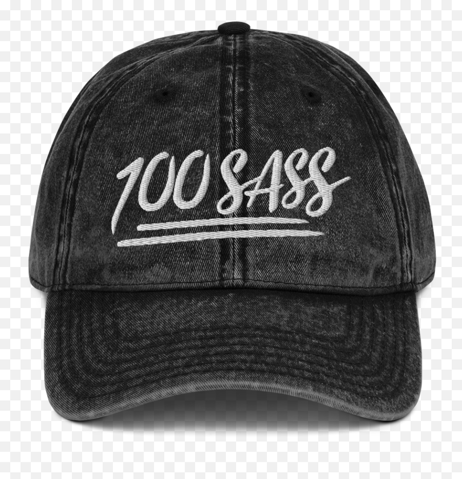 100 Sass Vintage Cotton Twill Cap Emoji,Sassy Girls Emoji