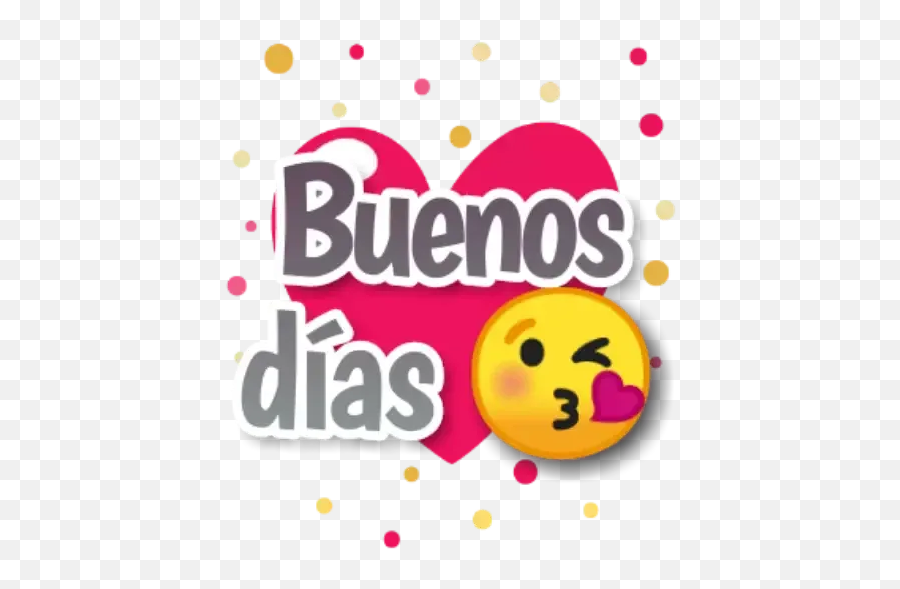 Buenos Días 2 Whatsapp Stickers - Stickers Cloud Happy Emoji,Dota 2 Compendium Emoticon Pack