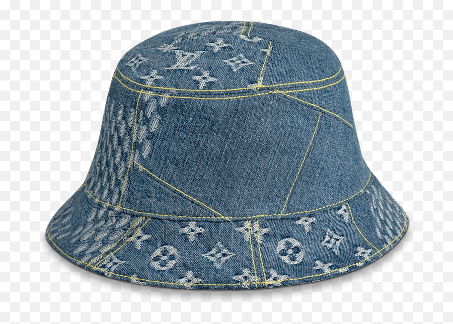 Heres A Look At Louis Vuitton X Nigo - Lv Damier Geant Wave Monogram Sun Hat Emoji,John Mulaney Emotions And Die