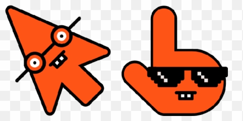 Nerd Cute Cursor - Dot Emoji,Cursor Farm Emojis