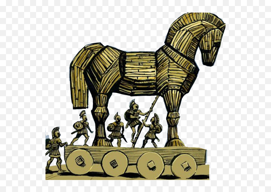 Caballo De Sticker - Trojan Horse Emoji,Emojis De Caballos