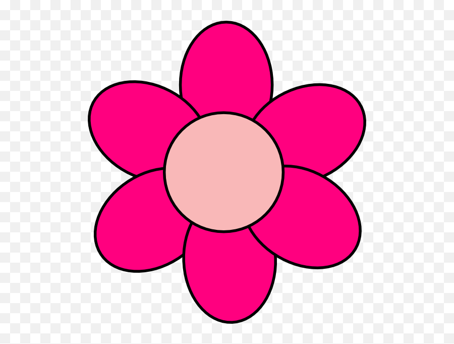 Free Flower Cartoon Images Download - Pink Flower Clipart Emoji,Different Coloe Emoji Cartoon