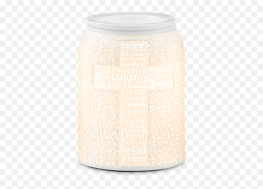 Trust In Him Scentsy Warmer - Lid Emoji,Gold Is The Emotion Of God