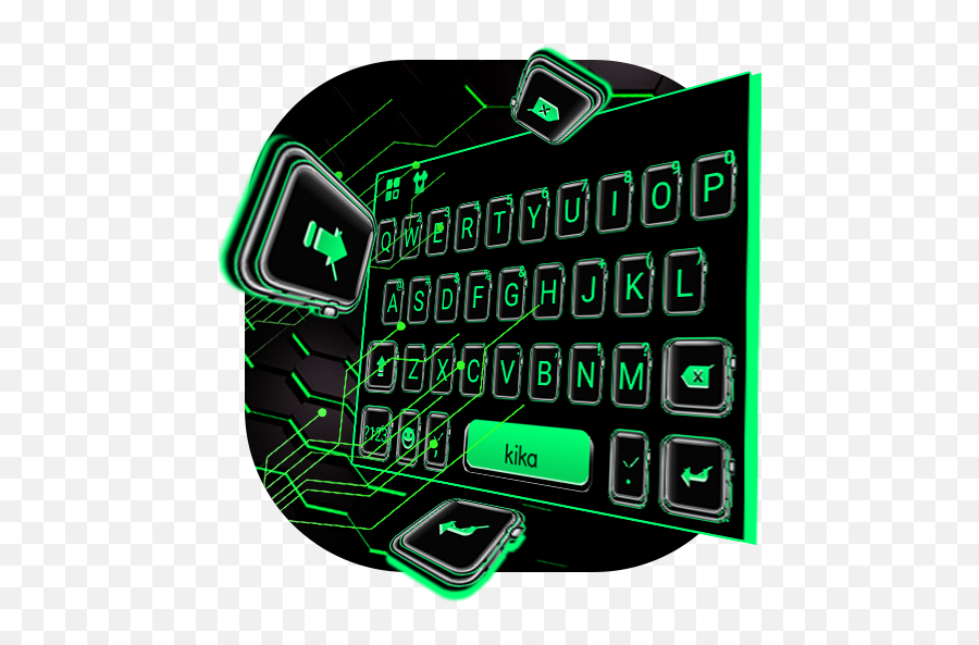 Apple Green Watch Keyboard Theme - Office Equipment Emoji,Emoji One For Kika