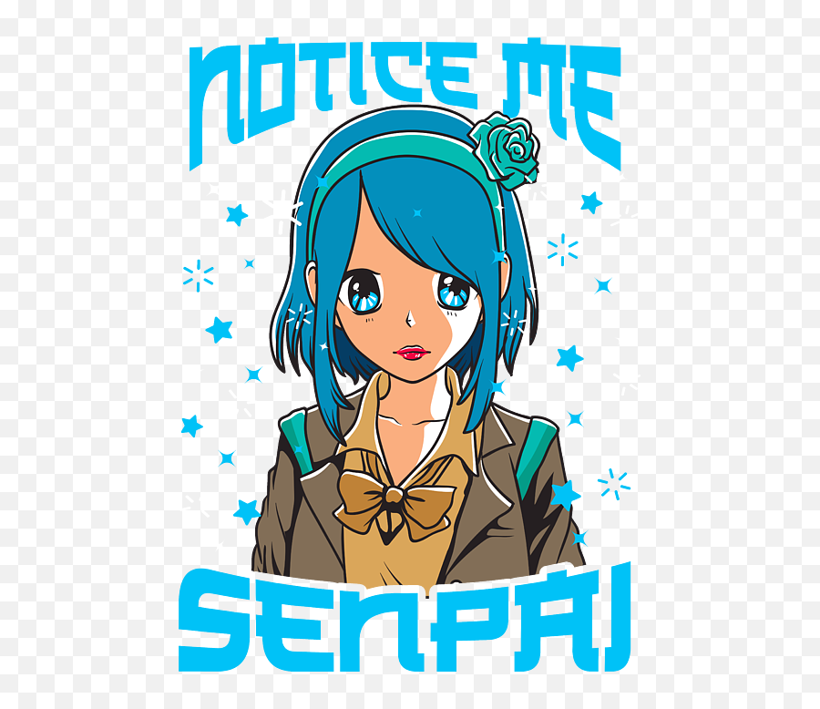 Notice Me Senpai Anime Girl Japanese Cute Manga Baby Onesie - For Women Emoji,Anime Girls Emotion Chart