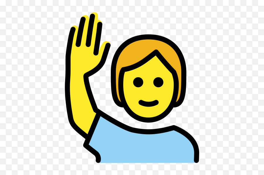 Openmoji About - Raising Hang Clip Art Emoji,Emojis For Android Sams