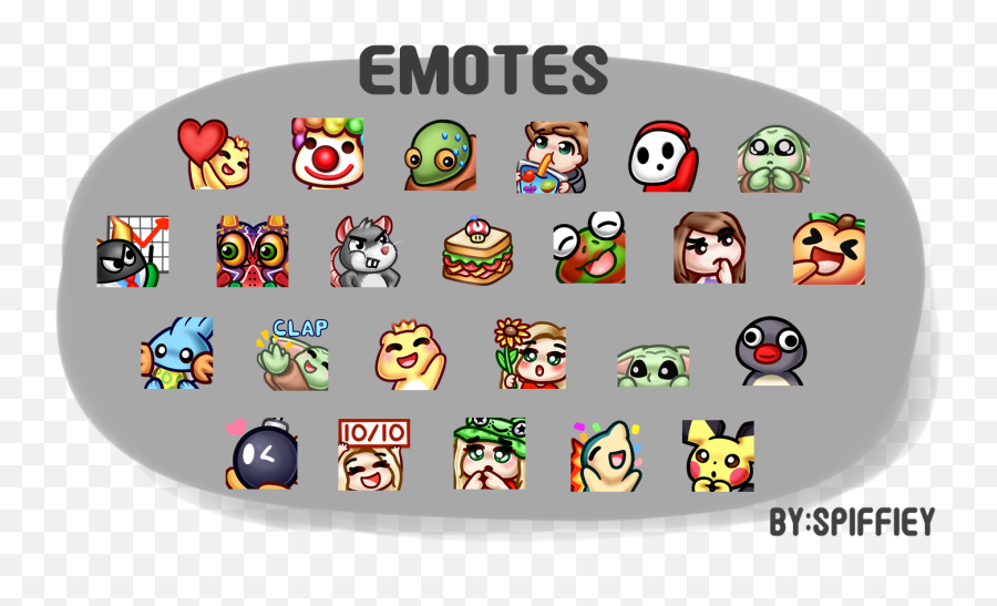 Twitch Emotes - Spiffiey Fictional Character Emoji,Twich Emoticons