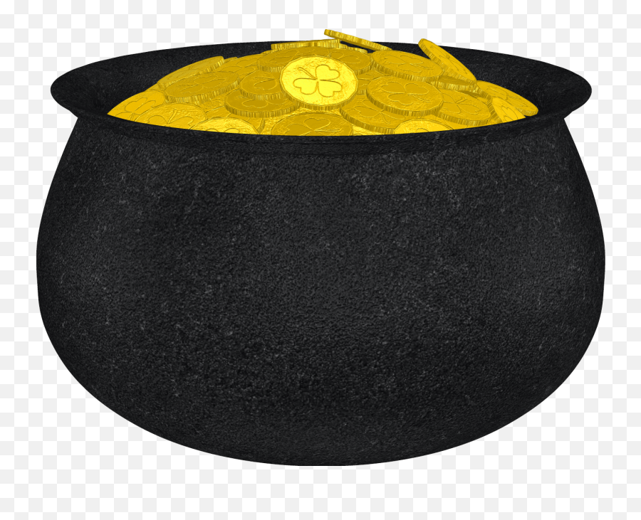 Pot Of Gold Daydreamer - Cartoon Pot Of Gold Emoji,Shamrocks Emotions