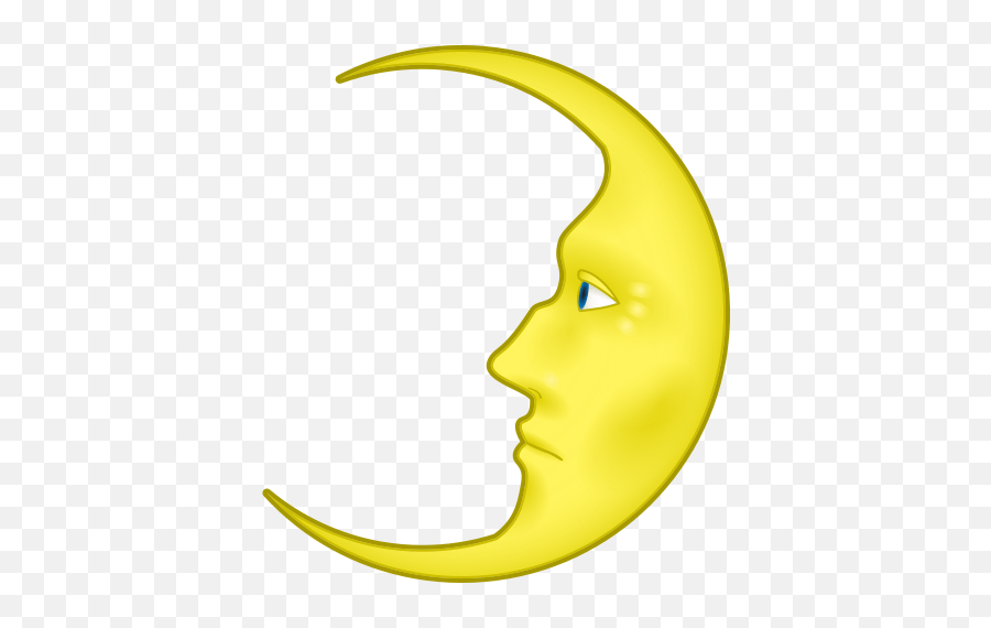 First Quarter Moon With Face Id 12506 Emojicouk - Happy,Moon Face Emoji