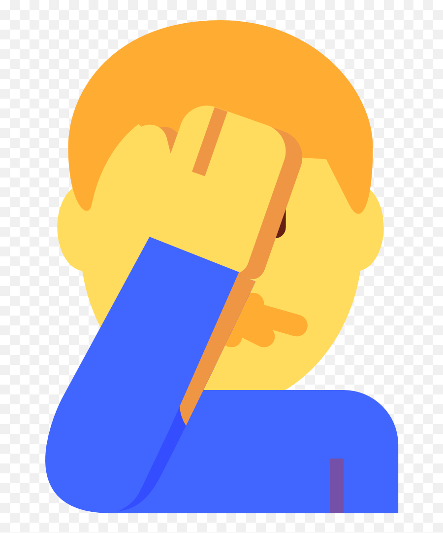 I Made Male Facepalm Ftw Discordapp - Transparent Face Palm Gif Emoji,Faceplam Emoji