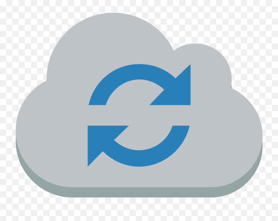 Cloud Sync Icon Small U0026 Flat Iconset Paomedia Emoji,Cloudy Emojis