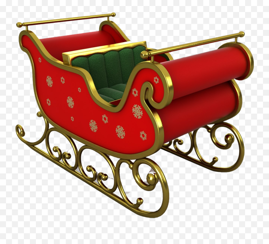 Christmas Sled Transparent Background Png Mart Emoji Sleigh Emojis