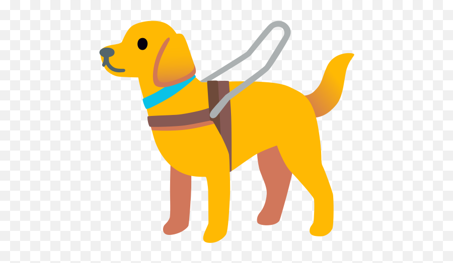 Guide Dog Emoji - Martingale,Blind Emoji