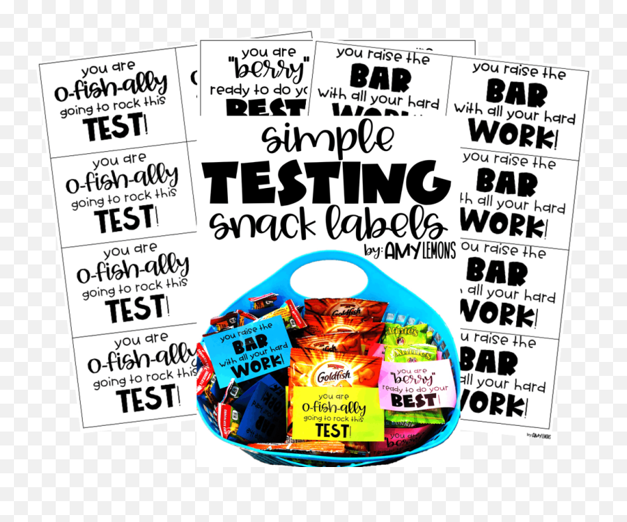 Testing Snack Labels - Amy Lemons Emoji,Label Tag Emoji