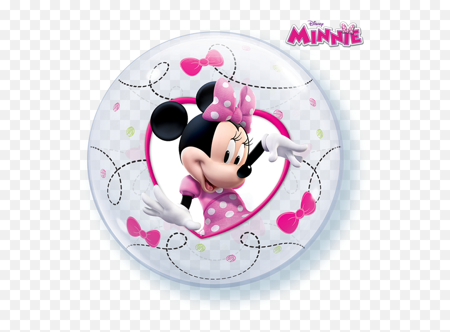 10 X 12 Disney Minnie Mouse Qualatex Air Fill Bubble - Minnie Mouse Emoji,Minnie Emoji