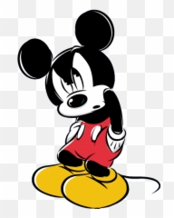 Sorry Emoji - Clip Art Library Upset Sad Mickey Mouse,Emojis Enojados