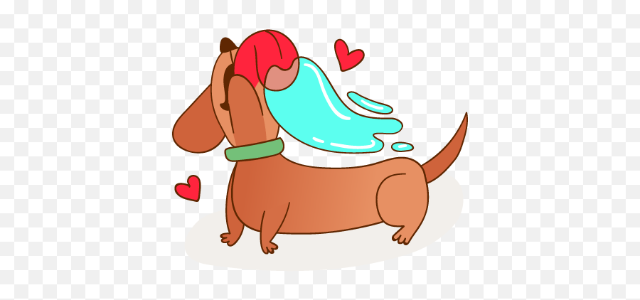 Doxiemojis By Pink Java Media Llc - Soft Emoji,Weiner Dog Emoji
