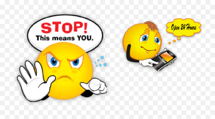 Stop This Means You Smiley Clipart - Full Size Clipart Smiley Stop Emoji,Bless You Emoji