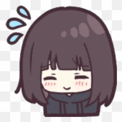 Menhera - Chan Emoji Love Hime Cut,Emoji Chan